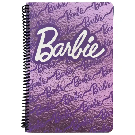 Barbie Purple B/5 liniertes Spiralheft 70 Blätter Produktfoto