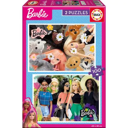 Barbie Puzzle 2x100St Produktfoto
