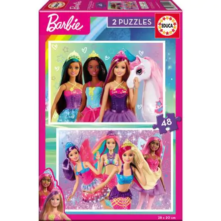 Barbie Puzzle 2x48St Produktfoto