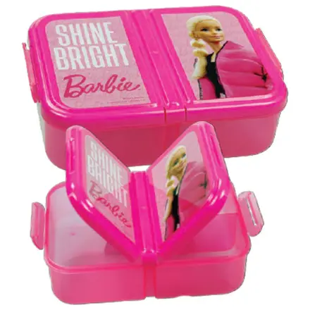 Barbie Shine Bright Mehrfach unterteilte Brotdose, Sandwichbox Produktfoto