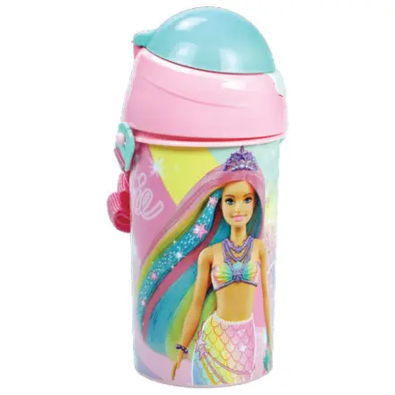 Barbie Sparkle Plastik Strohhalmflasche mit Haken 500 ml Produktfoto