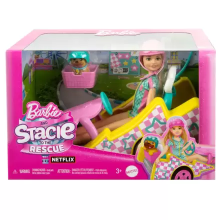 Barbie Stacie to the Rescue Puppe und Fahrzeug termékfotója