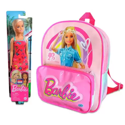 Barbie Rucksack und Puppe Produktfoto