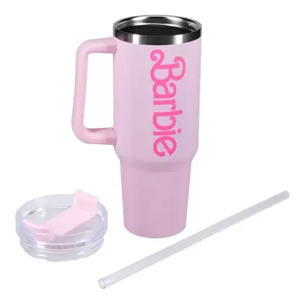 Barbie Thermo Glas mit Strohhalm 1200ml termékfotója