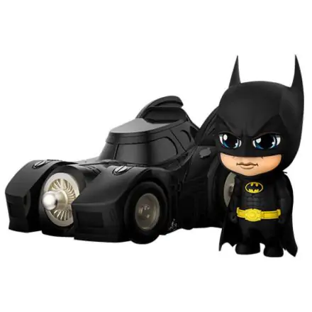 Batman 1989 Batman with Batmobile Cosbaby Figur 10cm Produktfoto