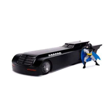 Batman Animated Series Metals Diecast Modell 1/24 Batmobile mit Figur Produktfoto