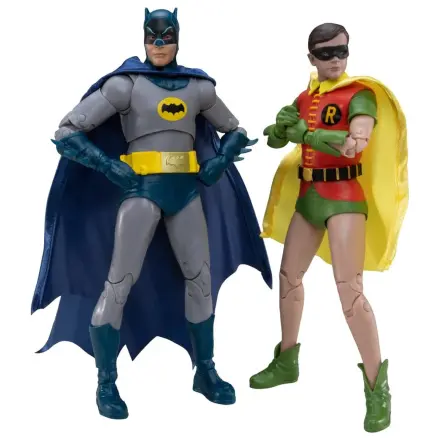 Batman Classic TV Series DC Multiverse McFarlane Sammler Edition Actionfiguren 2er-Pack Batman and Robin 18 cm Produktfoto