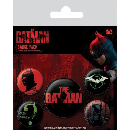 Batman Ansteck-Buttons 5er-Pack The Batman Produktfoto