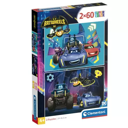 DC Comics Batwheels Puzzle 2x60St termékfotója