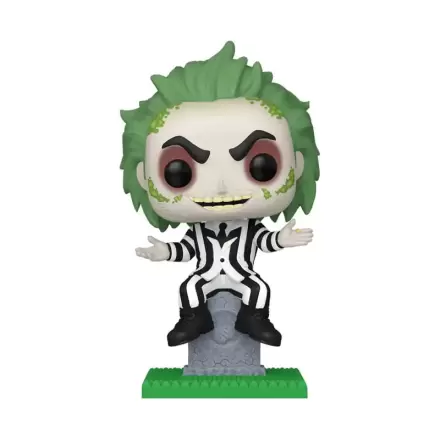 Beetlejuice Funko POP! Plus Movies Vinyl Figur Beetlejuice w/tombstone 9 cm termékfotója