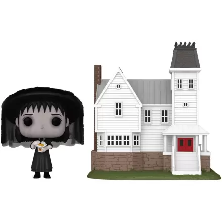 Beetlejuice Funko POP! Town Vinyl Figur Lydia Deetz mit Maitland Haus 9 cm Produktfoto