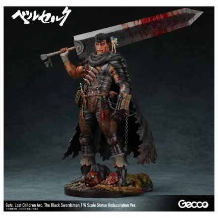 Berserk Statue 1/6 Guts Lost Children Arc The Black Swordsman Redecoration Ver. 38 cm Produktfoto