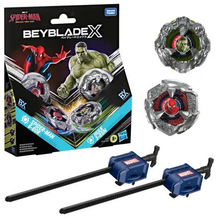Beyblade X Spider-Man 6-60R & Hulk 3-85N Produktfoto