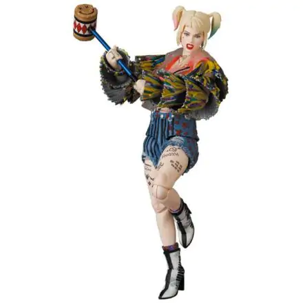 Birds Of Prey MAF EX Actionfigur Harley Quinn Caution Tape Jacket Ver. 15 cm Produktfoto