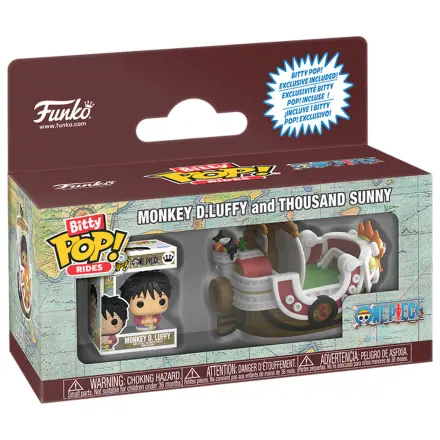 Bitty Funko POP Figur Ride One Piece Monkey D.Luffy und Thousand Sunny Produktfoto