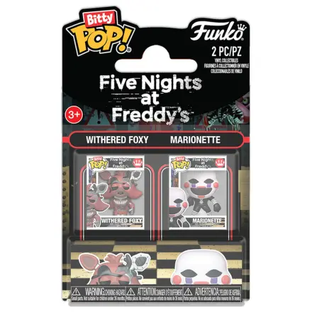 Bitty Funko POP Figur Pack Five Nights at Freddys - Withered Foxy & Marionette Produktfoto