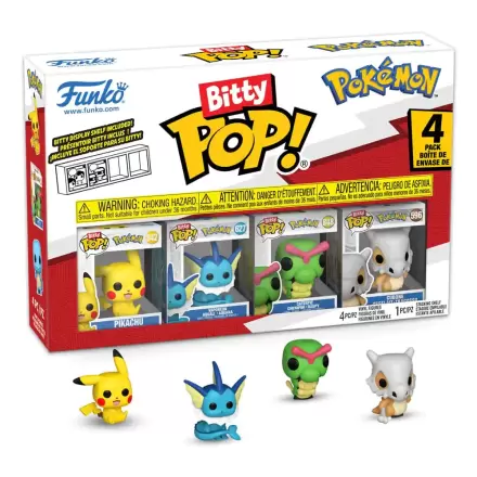 Funko Bitty POP Pokemon Vinylfigur 4er-Pack Pikachu Produktfoto