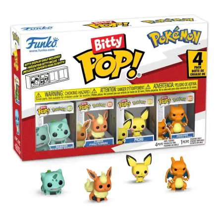 Bitty Funko POP Pokemon Vinyl Figur 4er-Pack Bulbasaur Produktfoto