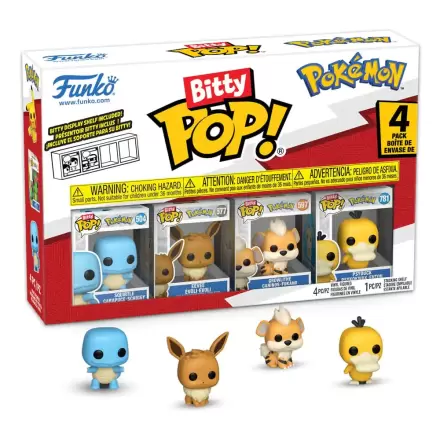 Bitty Funko POP Pokemon Vinyl Figur 4er-Pack Squirtle Produktfoto