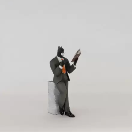 Blacksad: Blacksad on a Pile of Comics Figur Produktfoto