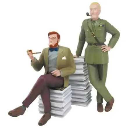 Blake et Mortimer albums Stapel Figur 25 cm Produktfoto