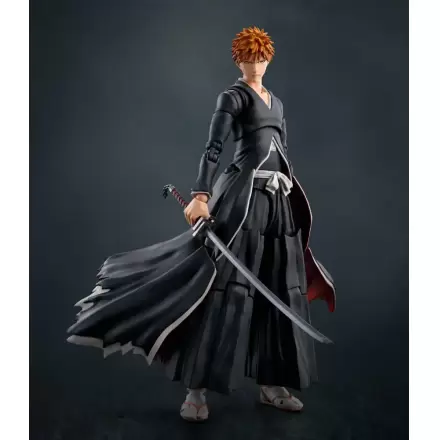 Bleach S.H. Figuarts Action Figur Ichigo Kurosaki Getsugatensho 15 cm termékfotója