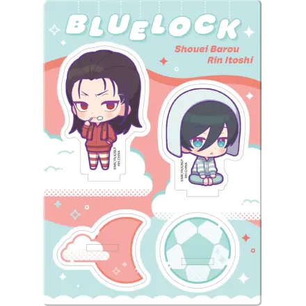 Blue Lock Acryl Stand Buddycolle Good Night Ver. 4 Shouei Barou & Rin Itoshi 14 cm termékfotója