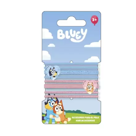 Bluey Set mit 8 Haargummis Produktfoto