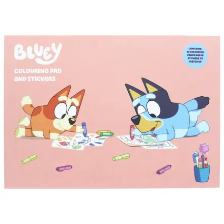 Bluey Malbuch A4 & Sticker Set Produktfoto