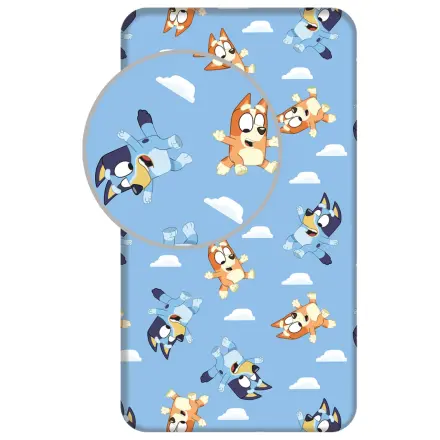 Bluey Clouds Spannbettlaken 90x200 cm Produktfoto