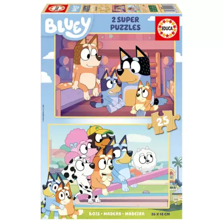 Bluey Holzpuzzle  2x25St Produktfoto