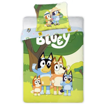 Bluey Family Kuschel Bettbezug Produktfoto