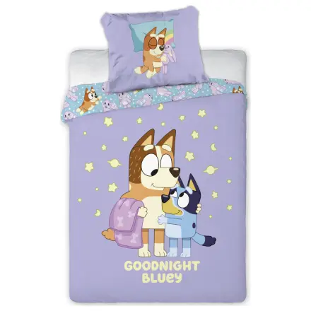 Bluey Goodnight Kinder, Kindergarten Bettbezug-Set Produktfoto