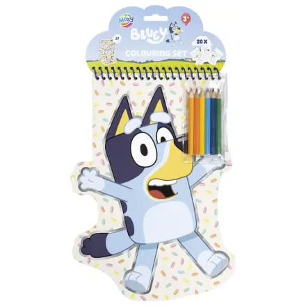 Bluey Happy Shape Malset mit Stickern und Buntstiften Produktfoto