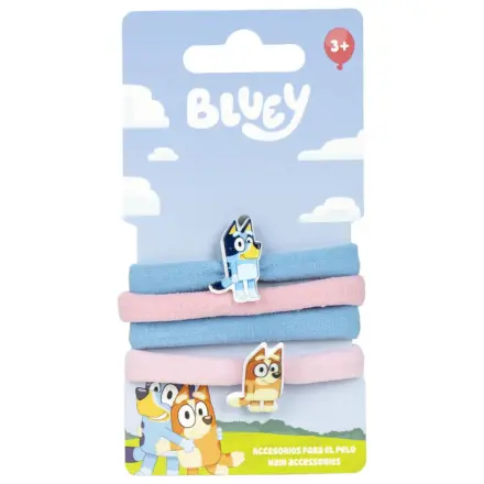 Bluey Happy Vibes Haargummi Set 4er-Pack Produktfoto