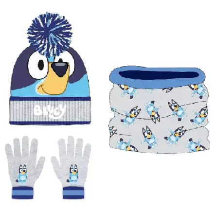 Bluey Schlauchschal, Mütze und Handschuh set Produktfoto