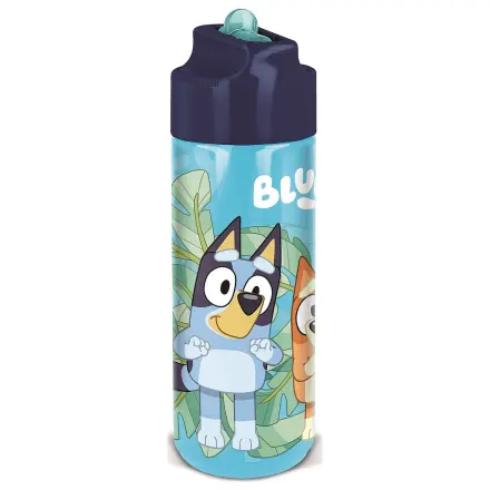 Bluey Leaves Hydro Tritan Plastikflasche mit Strohhalm 540 ml Produktfoto