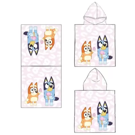 Bluey Microfaser Poncho Strandtuch Produktfoto