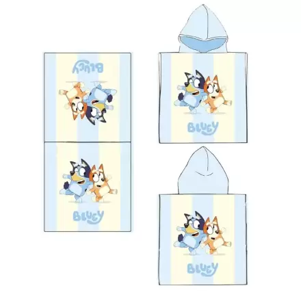 Bluey Microfaser Poncho Strandtuch Produktfoto