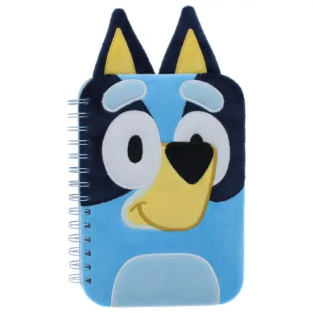 Bluey Plüsch Notizbuch Blau Produktfoto