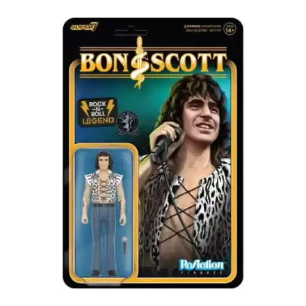 Bon Scott ReAction Actionfigur Wave 02 Bon Scott (Leopard Print) 10 cm termékfotója