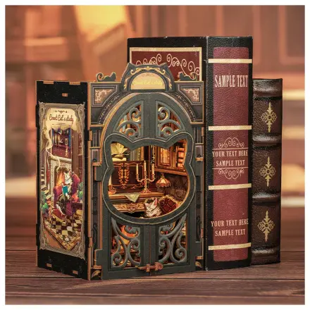 BOOK NOOK KIT DIY Count Cat's Study 108 Teile + LED Licht Produktfoto