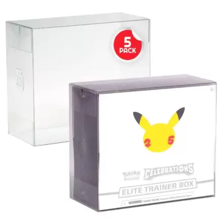PET Protektoren 5er-Pack für Booster Boxen / Elite Trainer Boxen Ver. 2 Produktfoto