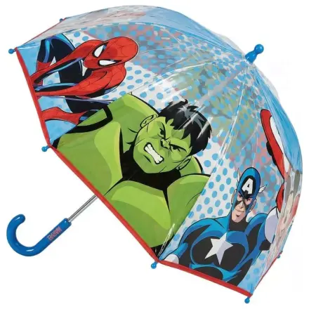 Avengers Dots Kinder Transparenter Regenschirm Produktfoto