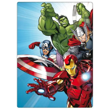 Avengers Hellblaue Fleece Decke Produktfoto