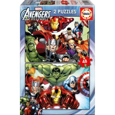Marvel Avengers Puzzle 2x48St termékfotója