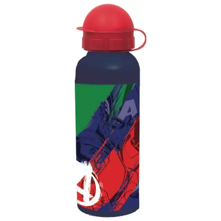 Avengers Multicolour Aluminium-Wasserflasche mit Trinkverschluss 520 ml Produktfoto