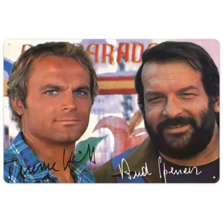 Bud Spencer & Terence Hill Blechschild Autogramm 20 x 30 cm termékfotója