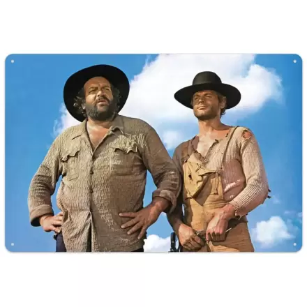 Bud Spencer & Terence Hill Blechschild Blauer Himmel 20 x 30 cm termékfotója