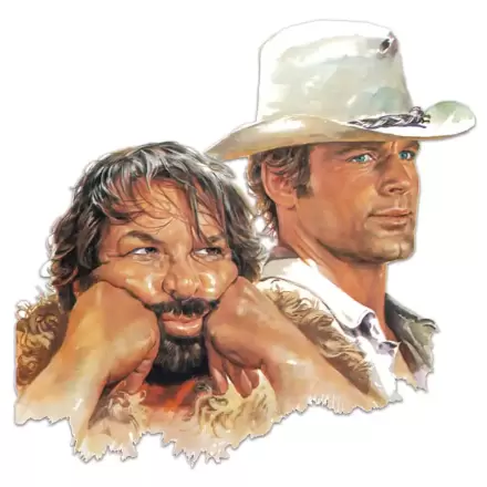 Bud Spencer & Terence Hill 3D Blechschild Bud & Terence 45 x 45 cm termékfotója